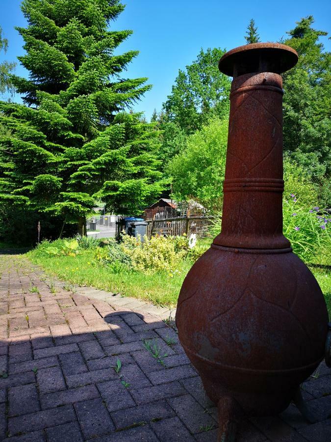 Ferienwohnung Am Wald Tharandt Esterno foto