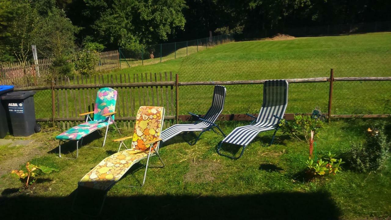 Ferienwohnung Am Wald Tharandt Esterno foto