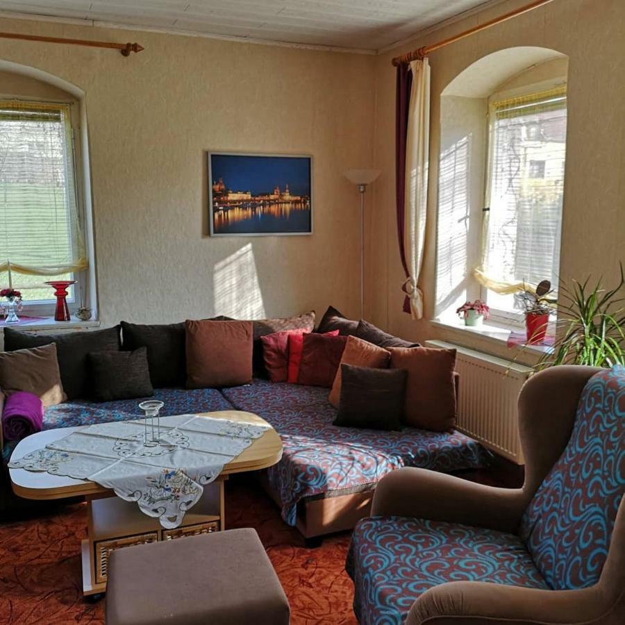 Ferienwohnung Am Wald Tharandt Esterno foto